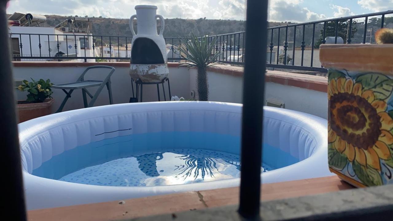 Apartment With Terraces And Private Jacuzzi - San Vito 400M From Beach Сан-Вито-Ло-Капо Экстерьер фото
